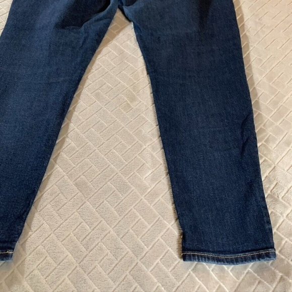 Banana Republic Womens 32 Denim Jeans Blue Skinny Ankle Dark Wash High Rise - Picture 11 of 11